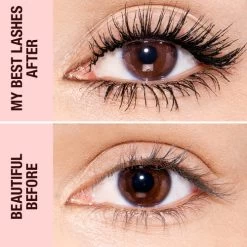 TRAVEL SIZE PILLOW TALK PUSH UP LASHES! MASCARA -Fashion Cosmetics Shop 2000x2000 PTMascara Before After 1
