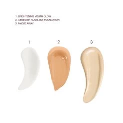 SCIENCE-POWERED COMPLEXION PERFECTION KIT -Fashion Cosmetics Shop Brighter Glowing Skin Swatch