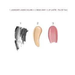 BRONZE, GLOW & PILLOW TALK LIP KIT -Fashion Cosmetics Shop Bundle 3 Swatch