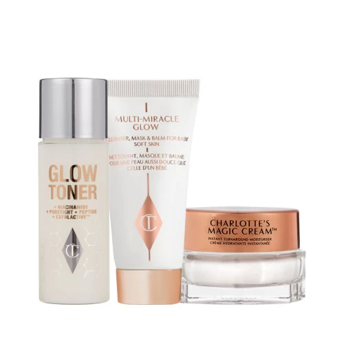 CHARLOTTE’S CLEANSE, TONE & HYDRATE MINI TRIO 1 CHARLOTTE’S CLEANSE, TONE & HYDRATE MINI TRIO