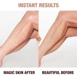 CHARLOTTE’S MAGIC CREAM FACE & BODY DUO -Fashion Cosmetics Shop MagicBodyCream BeforeAndAfter Mature Leg