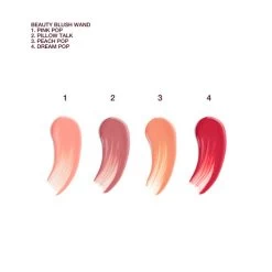 PILLOW TALK BLUSH & GLOW GLIDE DUO -Fashion Cosmetics Shop Matte Beauty Blush Wands Labelled Swatch 4