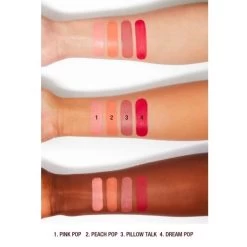 MATTE BEAUTY BLUSH WAND -Fashion Cosmetics Shop Pillow Talk Beauty Blush Wands arm swatches 2 1