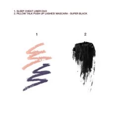 WIDER, BRIGHTER EYES KIT -Fashion Cosmetics Shop Sleep Cheat Bundle Labelled Swatch